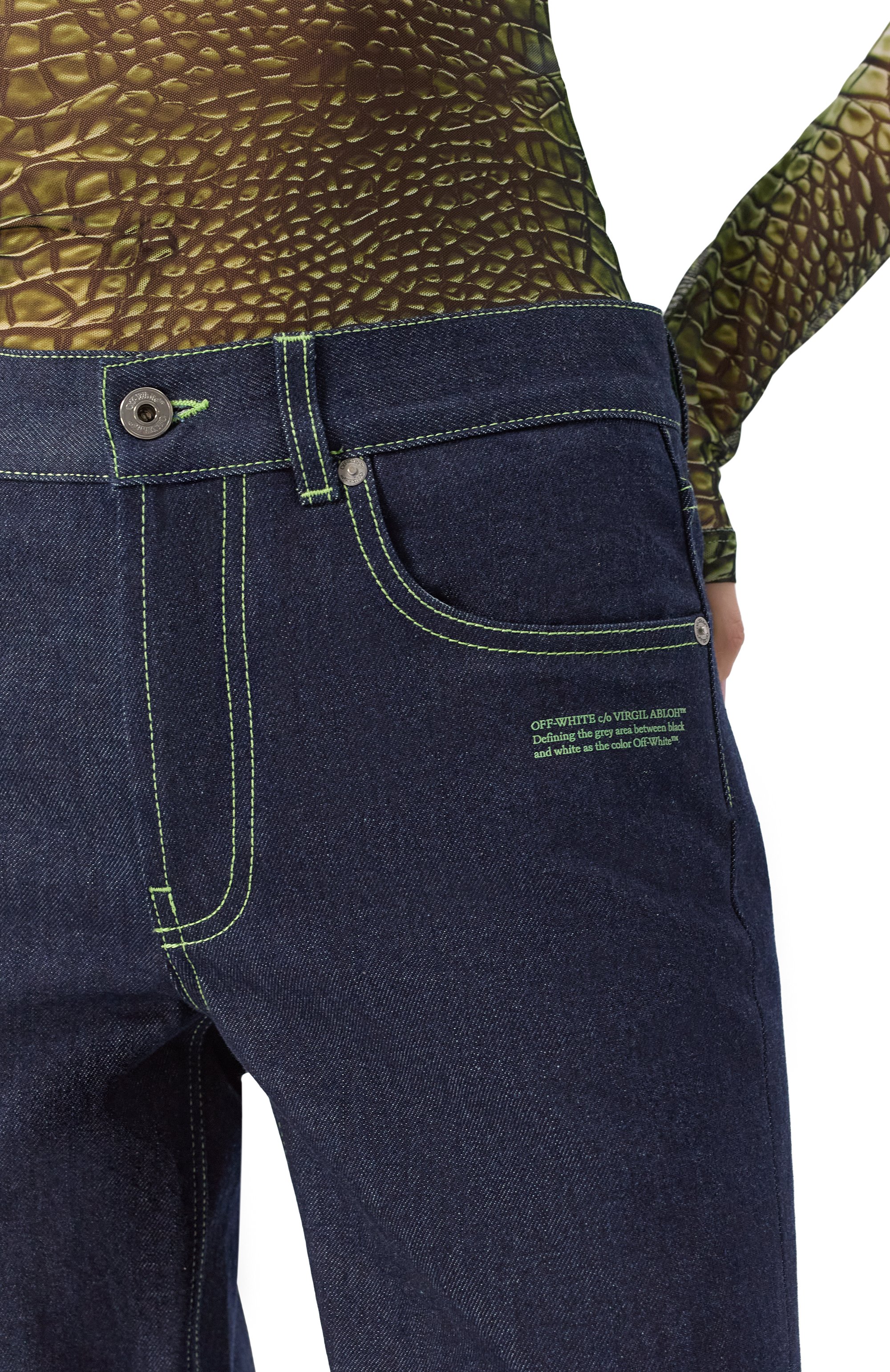 Джинсы OFF-WHITE, арт. 0WYA069S25DEN001, фото 5