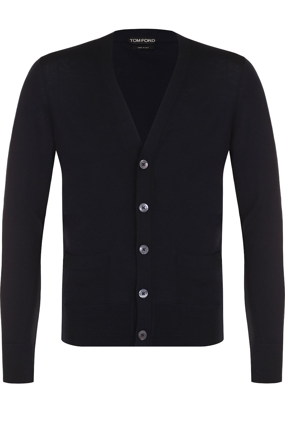 Шерстяной кардиган на пуговицах с v-образным вырезом TOM FORD, арт. BPM90/TFK155, фото 1