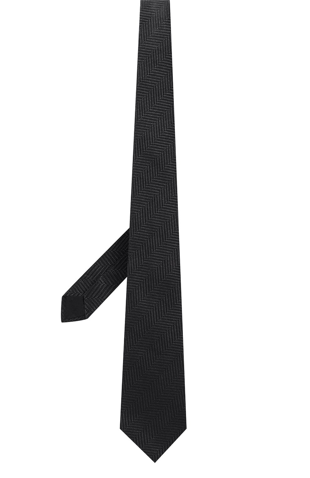 Шелковый галстук LANVIN черного цвета по цене 15400 руб., арт. 3059/TIE, фото 3 Шелковый галстук LANVIN, арт. 3059/TIE, фото 3