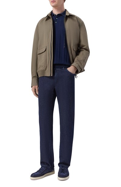 Поло из шелка и хлопка ZILLI, арт. KBP002M0144VBRDG0, фото 2