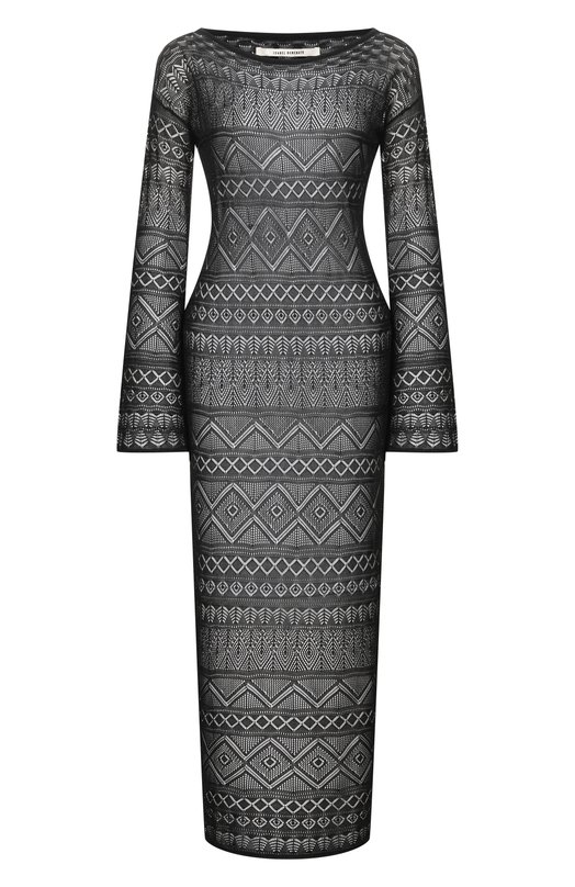 Платье из вискозы Isabel Benenato DK08S26 Чёрный DK08S26