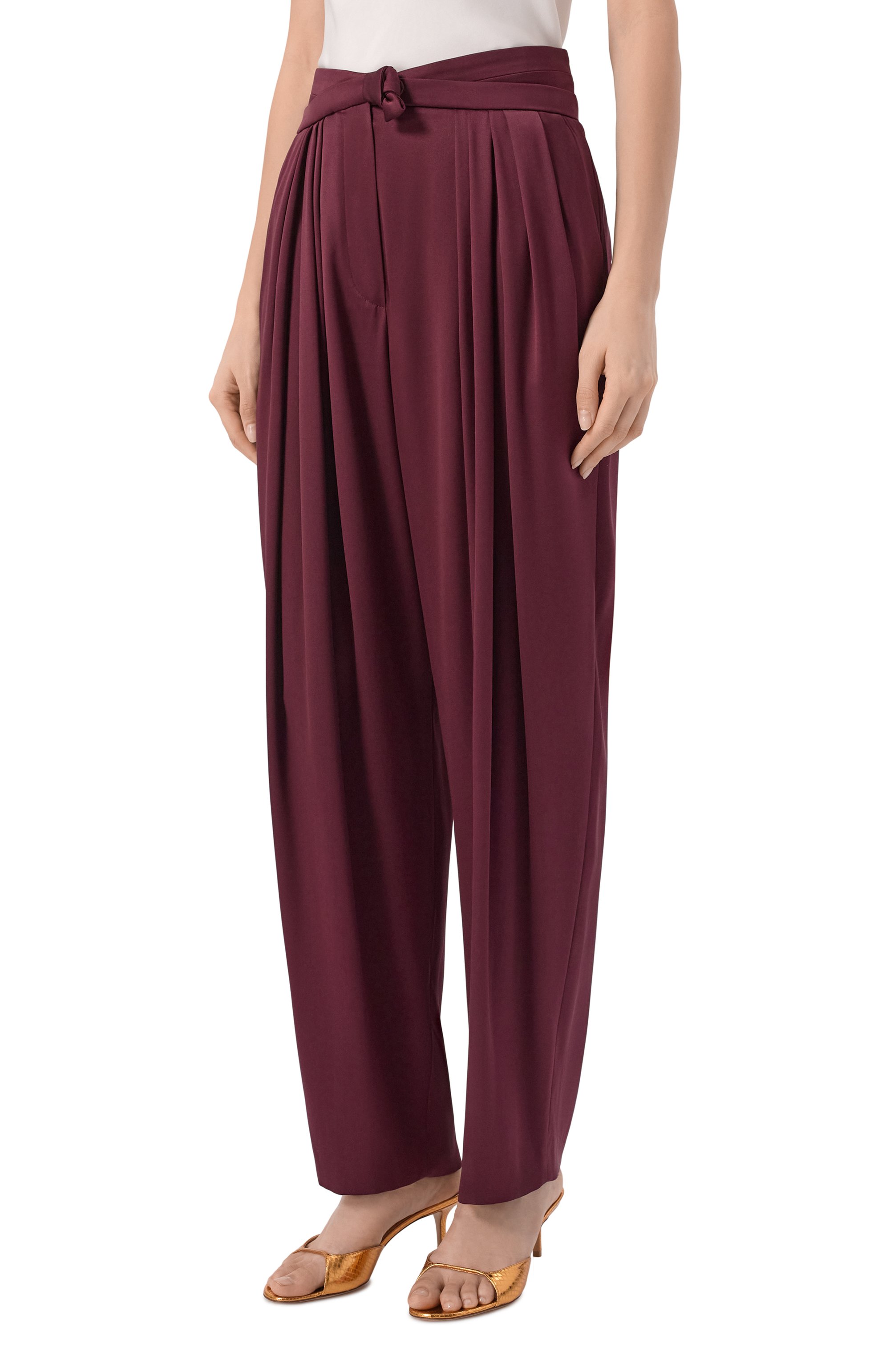 Атласные брюки GIORGIO ARMANI, арт. GW003470/TE10101, фото 3