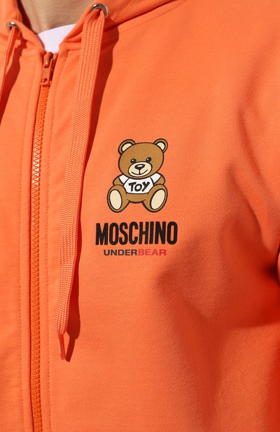 Хлопковая толстовка MOSCHINO оранжевого цвета по цене 34050 руб., арт. 231V1/V1787/4409, фото 5 Хлопковая толстовка MOSCHINO, арт. 231V1/V1787/4409, фото 5