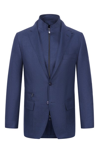 Мужской пиджак из шелка и шерсти CORNELIANI, арт. 27X595/2718266