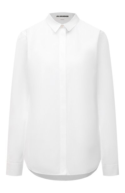 Женская хлопковая рубашка JIL SANDER, арт. JSXU600005-WU245500