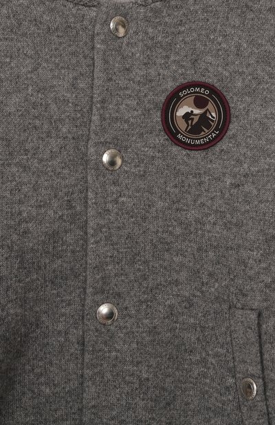 Бомбер из шерсти и кашемира BRUNELLO CUCINELLI, арт. B36M12546B, фото 3