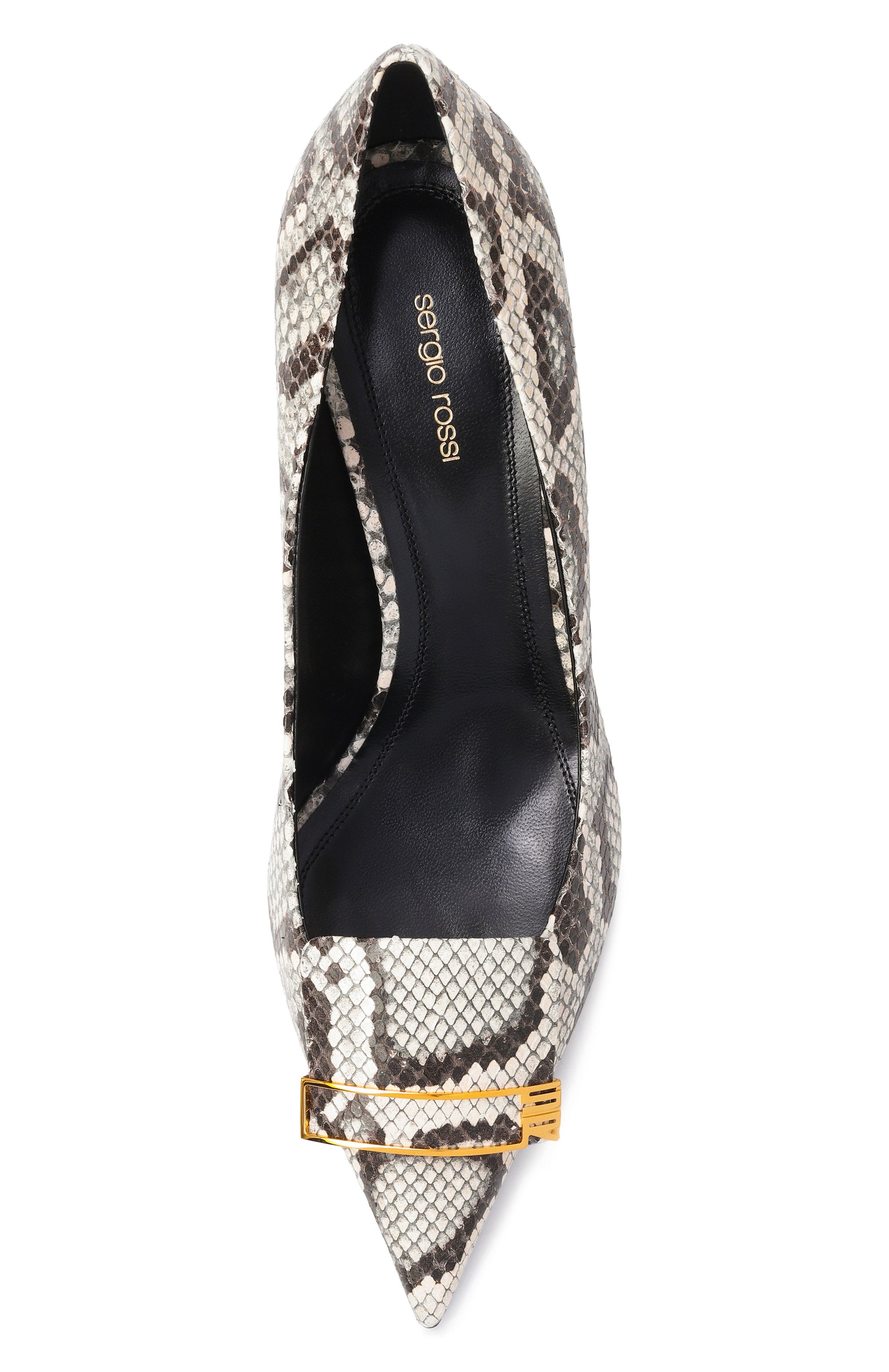 Кожаные туфли evolve 75 SERGIO ROSSI серого цвета по цене 99050 руб., арт. B14490/MCAS32, фото 6 Кожаные туфли evolve 75 SERGIO ROSSI, арт. B14490/MCAS32, фото 6