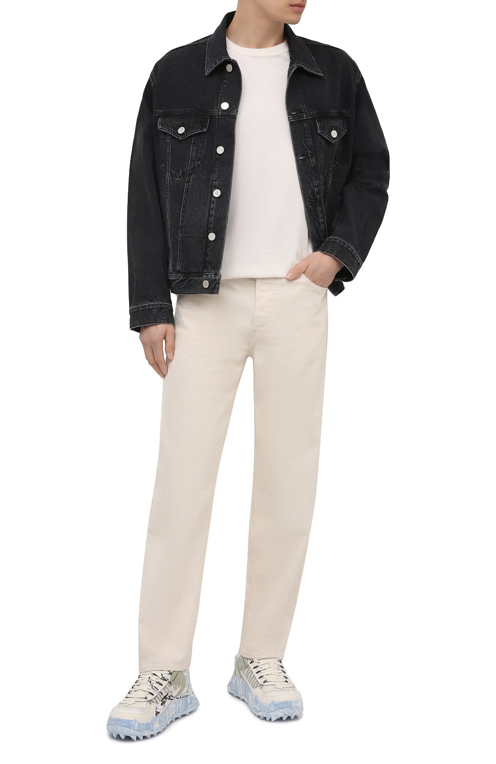 Комбинированные кроссовки odsy-1000 OFF-WHITE, арт. 0MIA139S21FAB0010161, фото 2