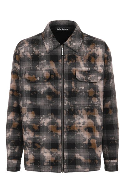 Мужская куртка-рубашка PALM ANGELS, арт. PMES049F25FAB001
