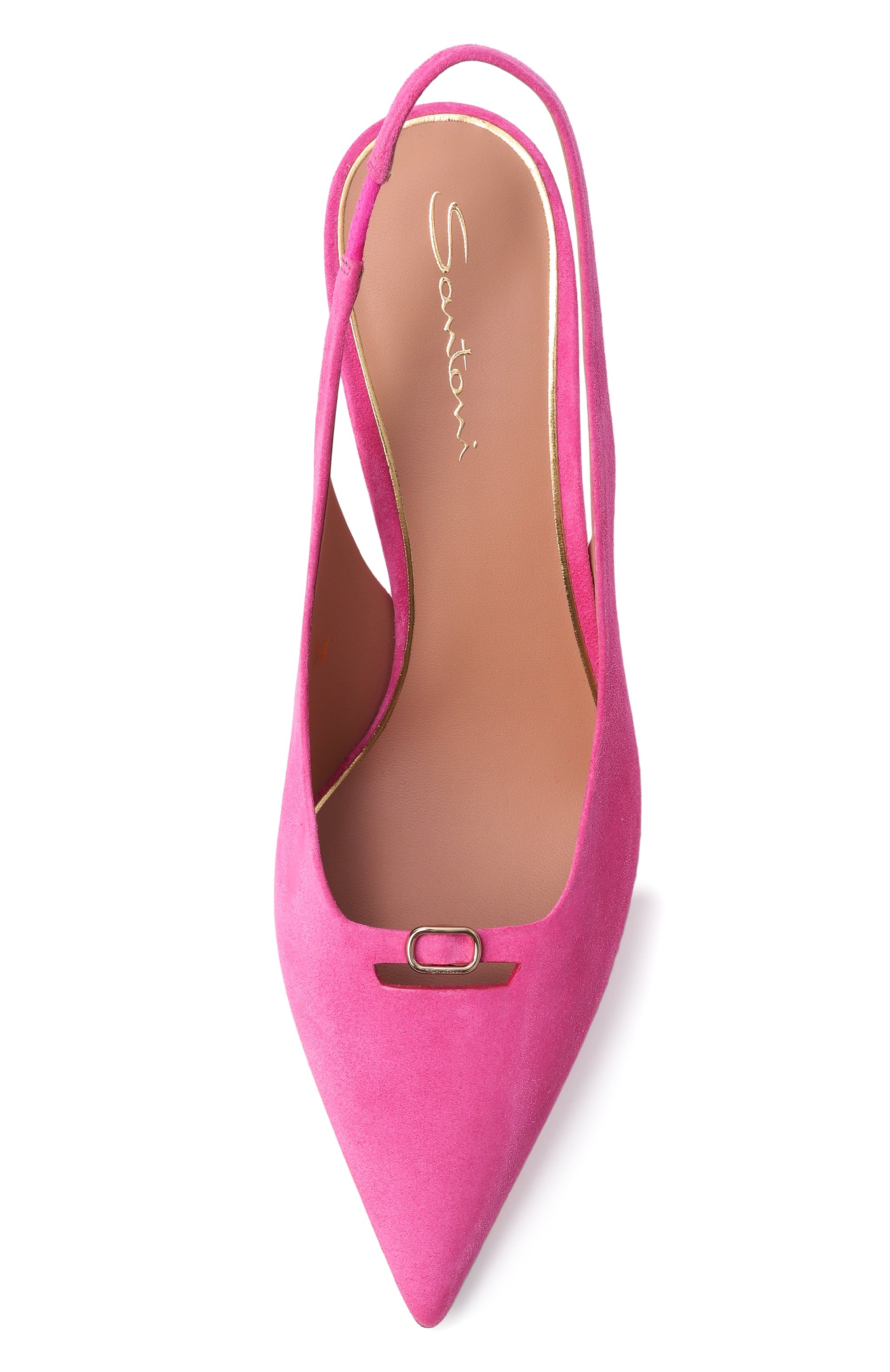 Замшевые туфли SANTONI, арт. WDIG71918HA2NHZW, фото 6