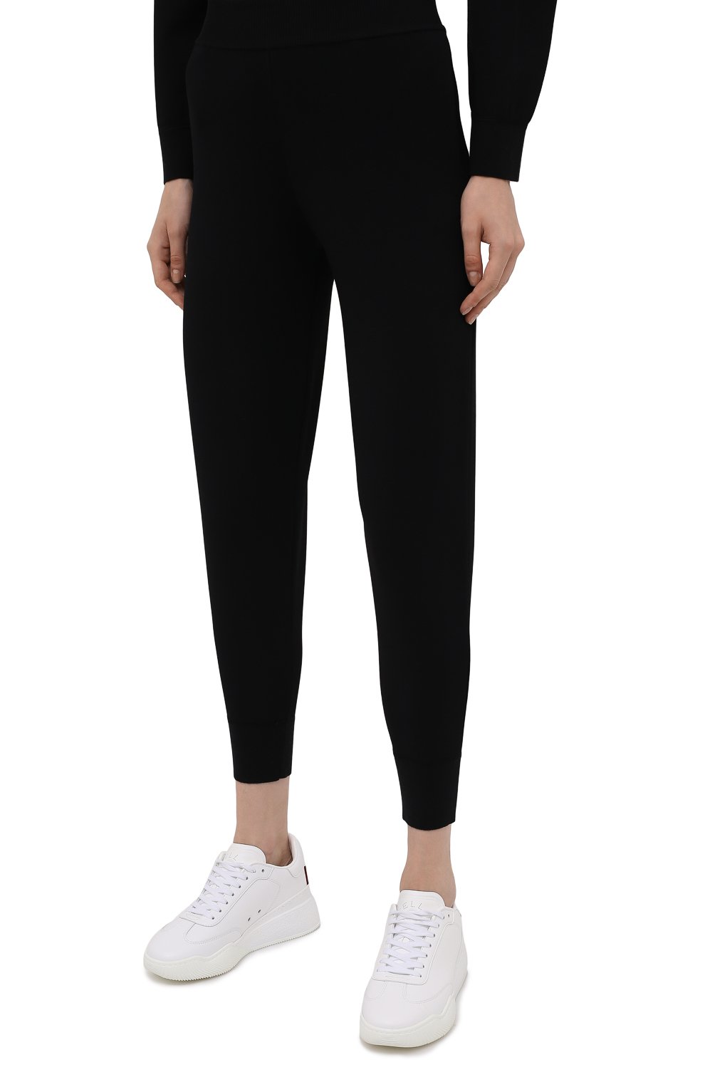 Джоггеры из вискозы STELLA MCCARTNEY черного цвета по цене 85150 руб., арт. 244734/S2253, фото 3 Джоггеры из вискозы STELLA MCCARTNEY, арт. 244734/S2253, фото 3