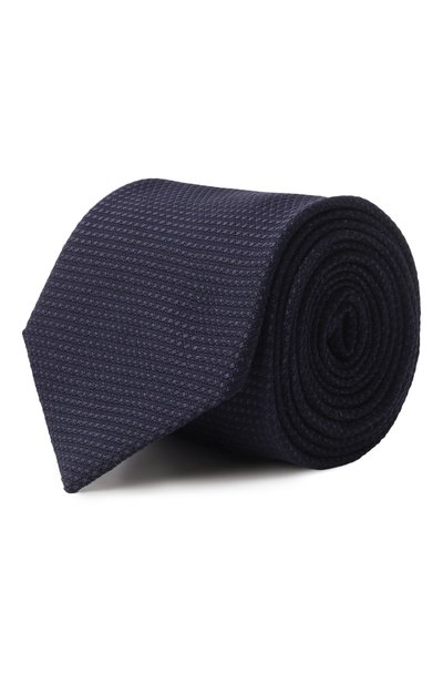 Галстук из шелка и хлопка CANALI, арт. 18/HJ04180, фото 1