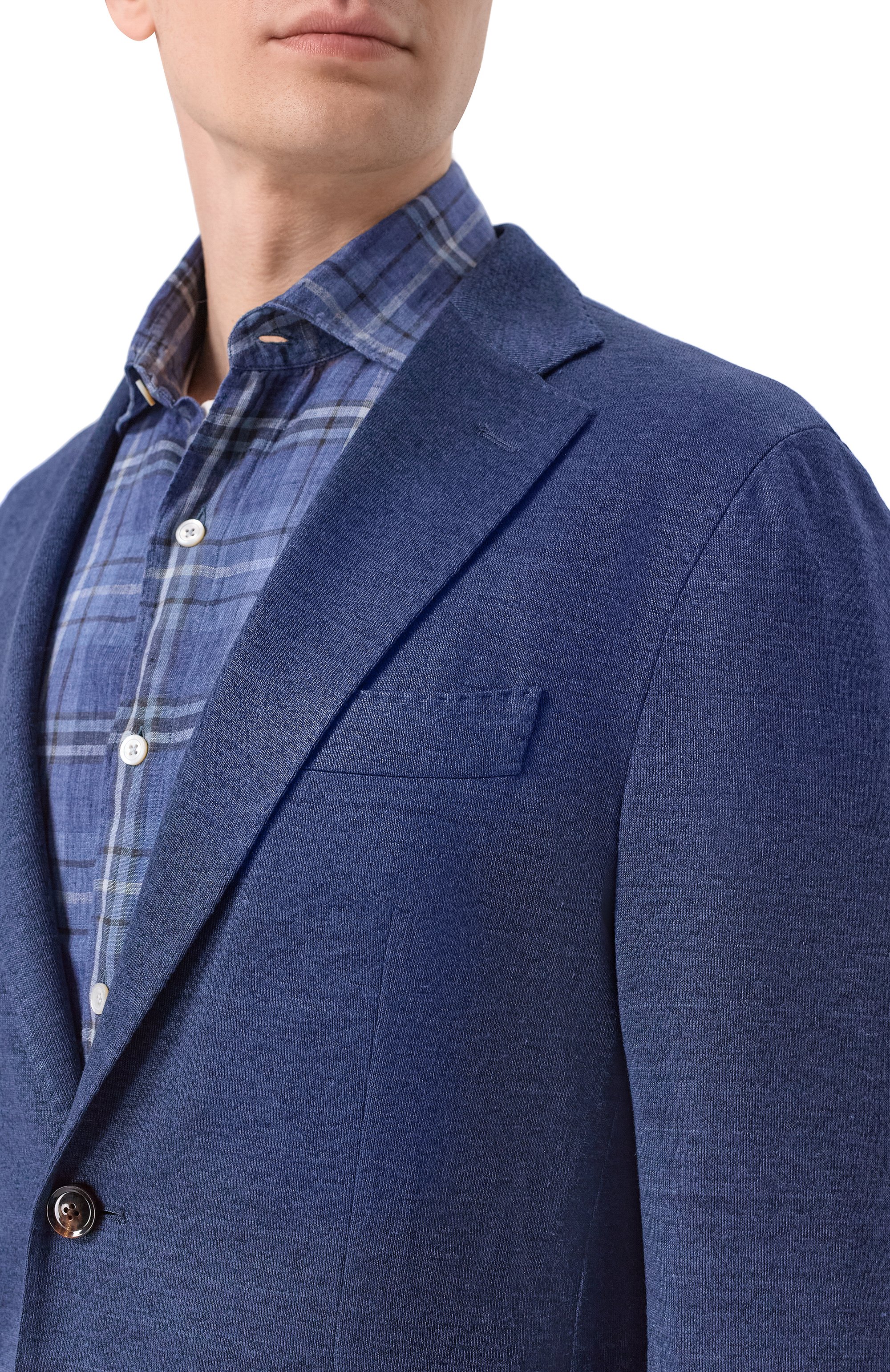 Пиджак изо льна и хлопка ANDREA CAMPAGNA, арт. BIELLA/MULTILIN0 17717, фото 5