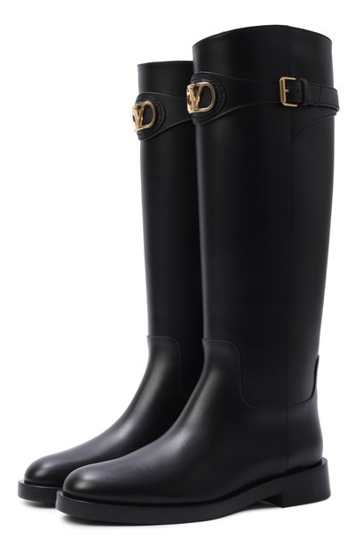 Женские кожаные сапоги vlogo VALENTINO, арт. 9W2S0MT1/DSH
