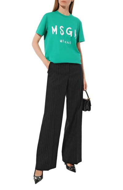 Хлопковая футболка MSGM, арт. 3541MDM510/237798, фото 2
