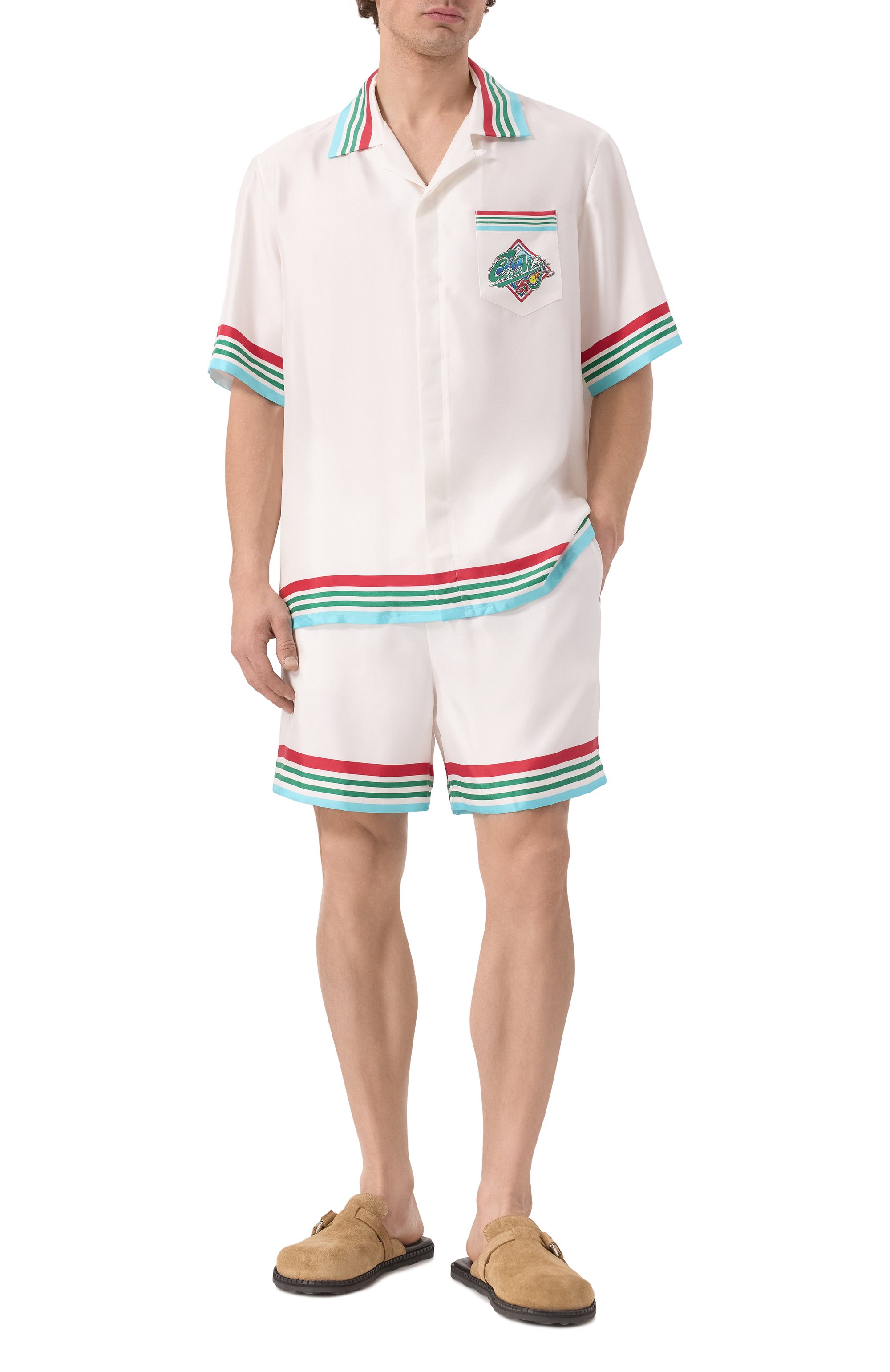 Шелковая рубашка CASABLANCA, арт. U-MS25-SH-003-06, фото 2