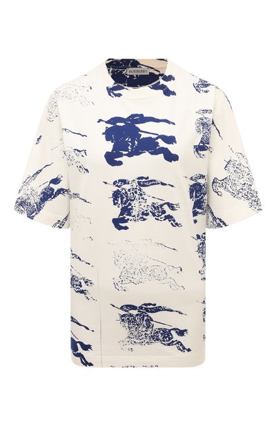 Женская хлопковая футболка BURBERRY, арт. 8082128