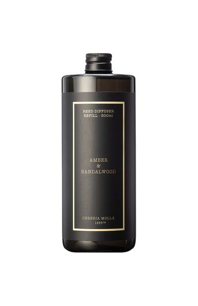 Рефил для диффузора amber & sandalwood (500ml) CERERIA MOLLA 1899, арт. 8424405077221