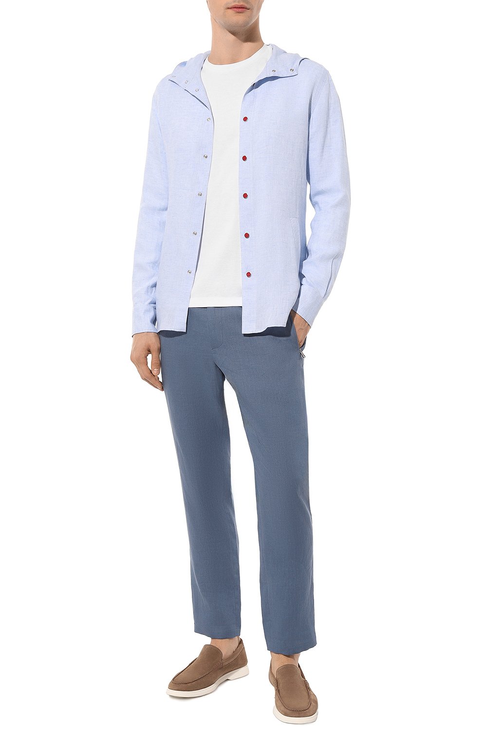 Льняные брюки DOLCE & GABBANA, арт. GVZAET/GG862, фото 2