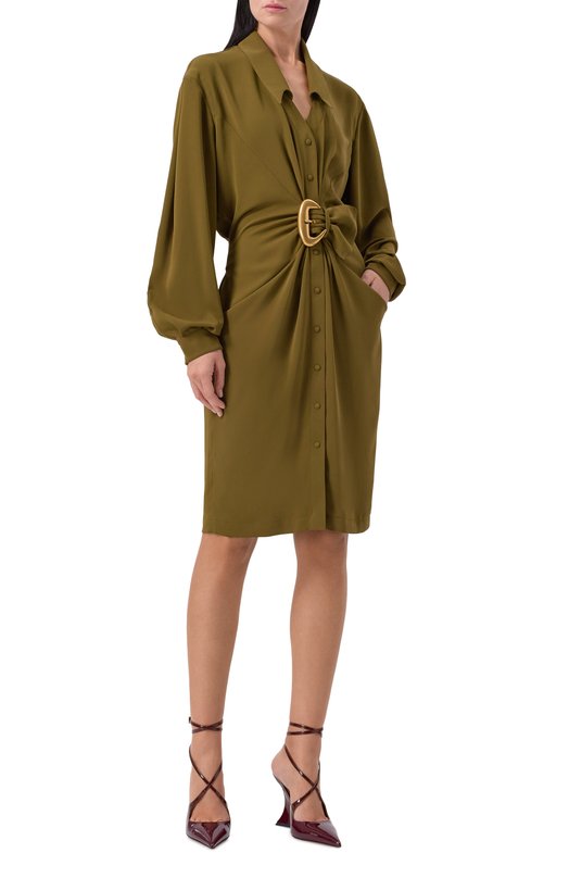 Платье Mugler C0M1R01799577 Хаки  C0M1R01799577 Фото 2