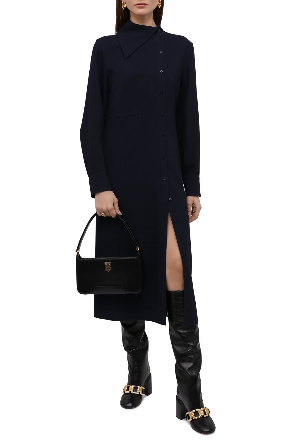Шерстяное платье JIL SANDER, арт. JSPT503205-WT201800, фото 2