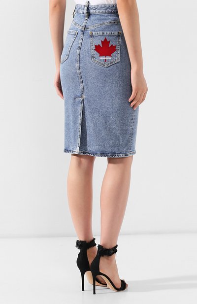 Джинсовая юбка DSQUARED2, арт. S75MA0652/S30667, фото 4