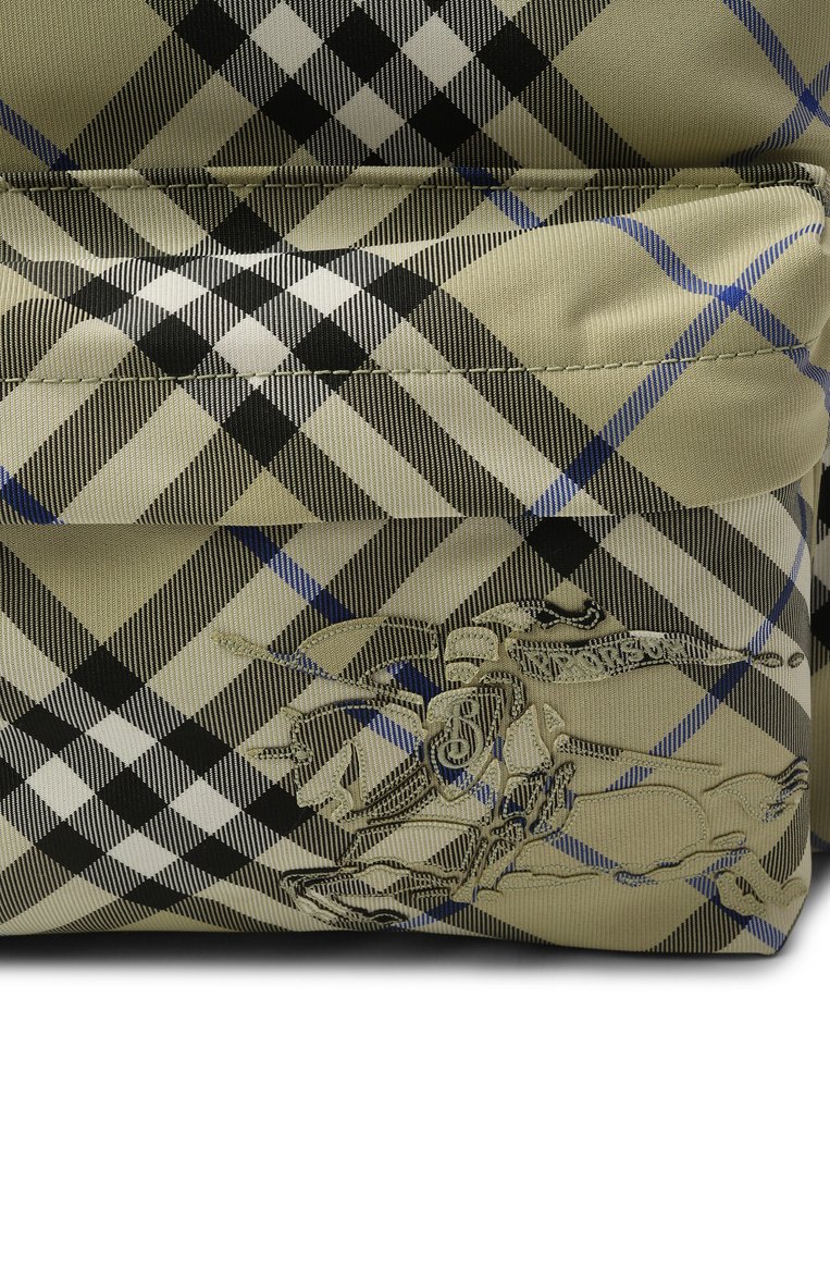 Мужской рюкзак BURBERRY хаки цвета, арт. 8106710 | Фото 3 (Размер: large; Материал: Текстиль; Сумки-технические: Рюкзаки - большие; Стили: Кэжуэл)