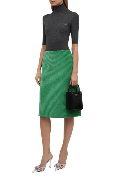 Пуловер из шерсти и шелка PRADA, арт. P26380-1XA3-F0480-202, фото 2