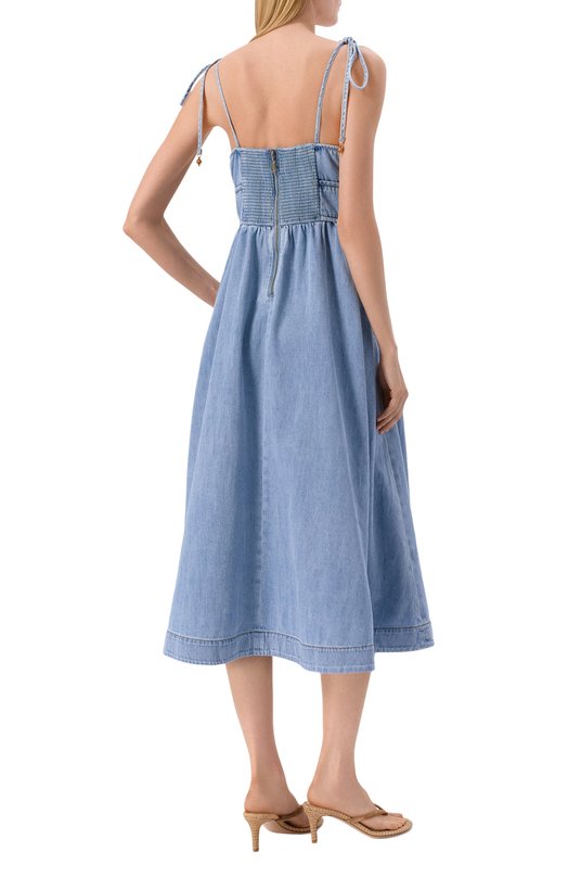 Джинсовое платье Zimmermann 5462DRS262 Голубой  5462DRS262 Фото 3