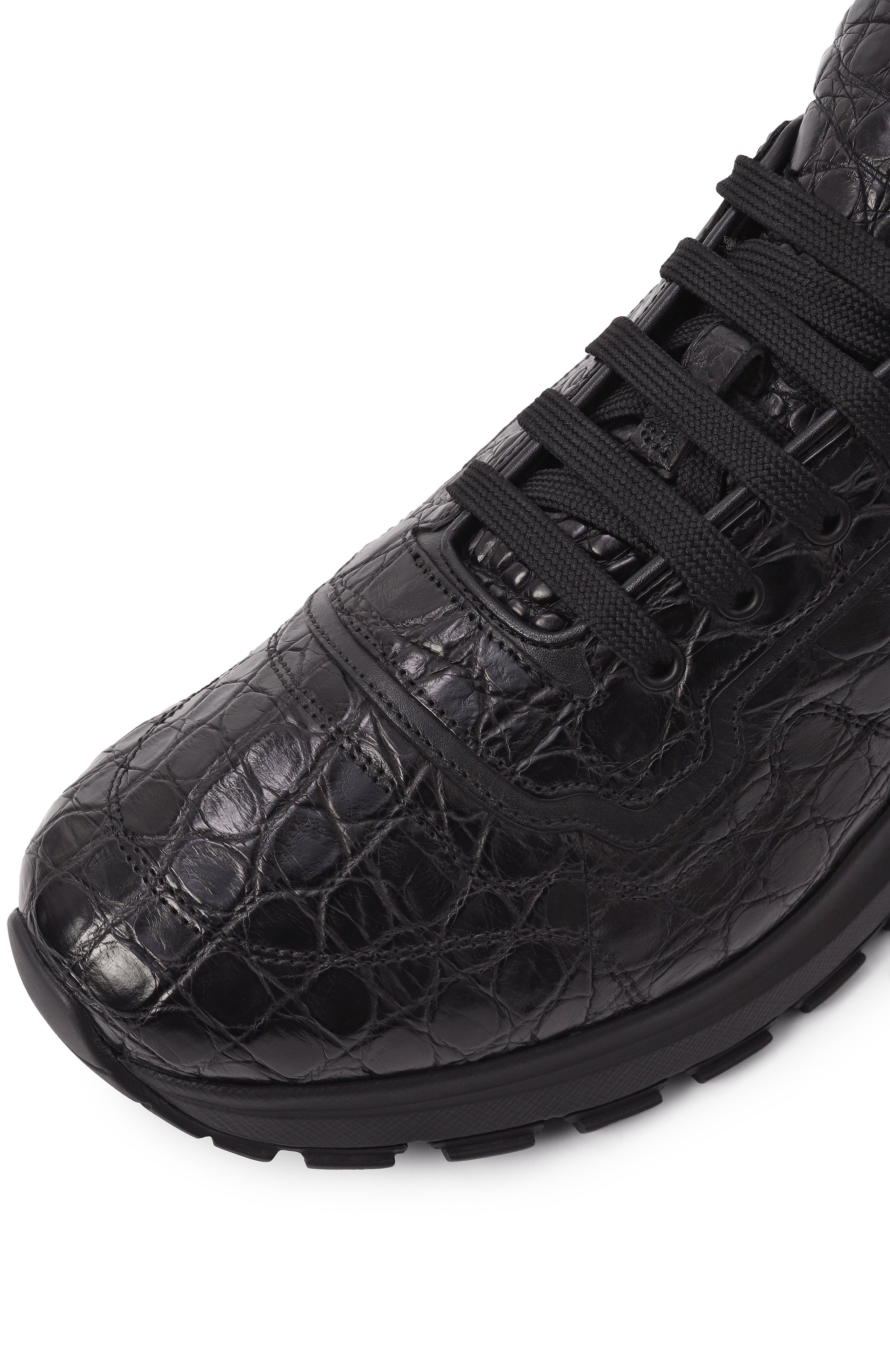 Кроссовки из кожи каймана PRADA, арт. 4E3388-3L3D-F0002-A000, фото 7