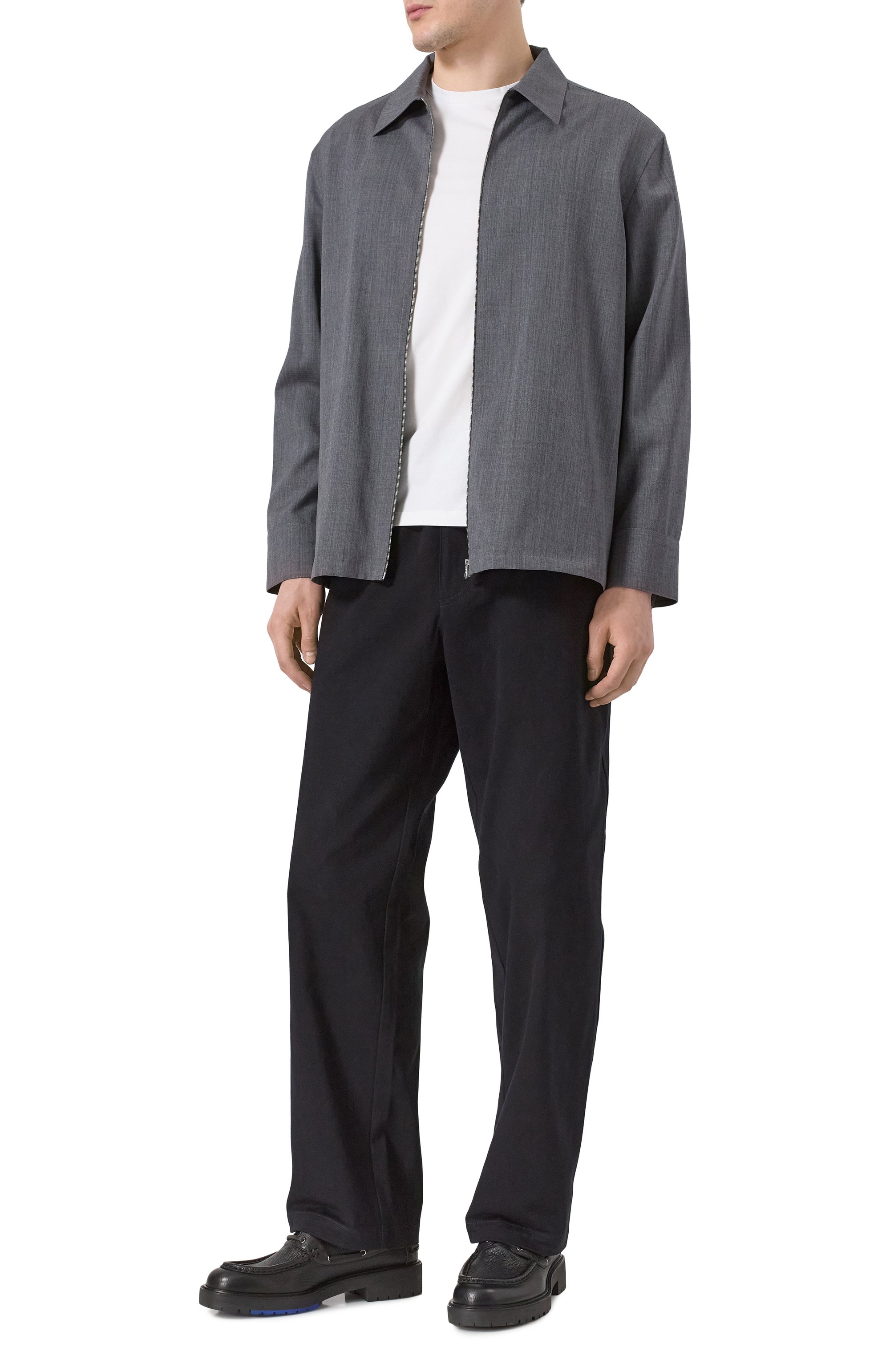 Кожаные топсайдеры raft BURBERRY, арт. 8101539, фото 2