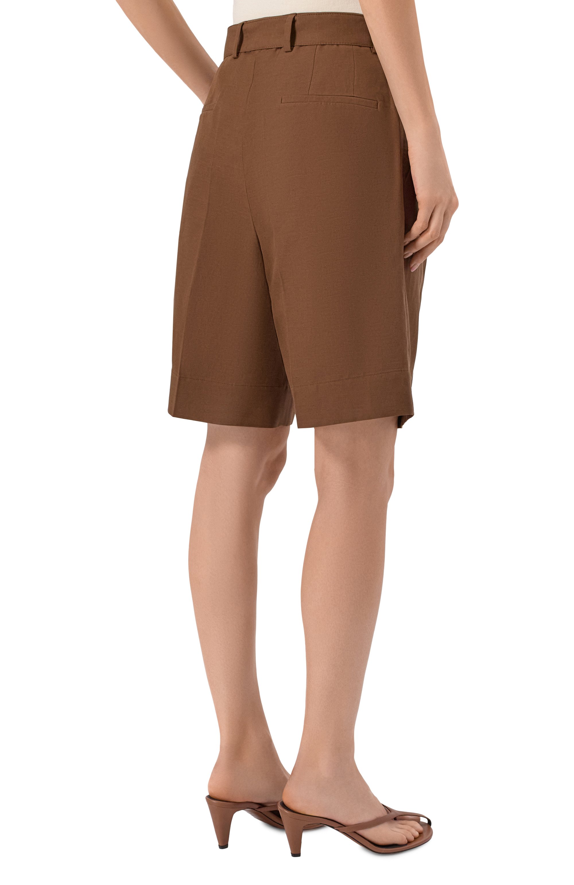 Шорты из лиоцелла и льна OFFICINE GENERALE, арт. S26WSHT802, фото 4