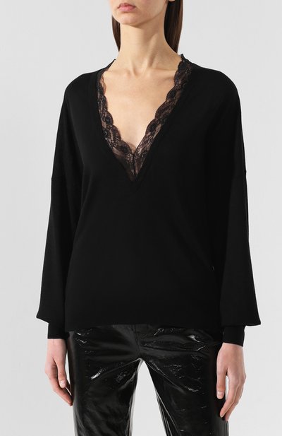 Пуловер с кружевной вставкой IRO, арт. WP12SH0CKING, фото 3