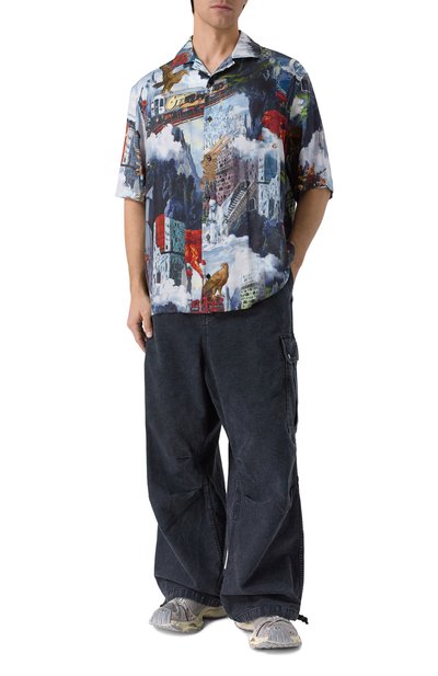 Рубашка из вискозы OFF-WHITE, арт. 0MGG01FF25FAB006, фото 2