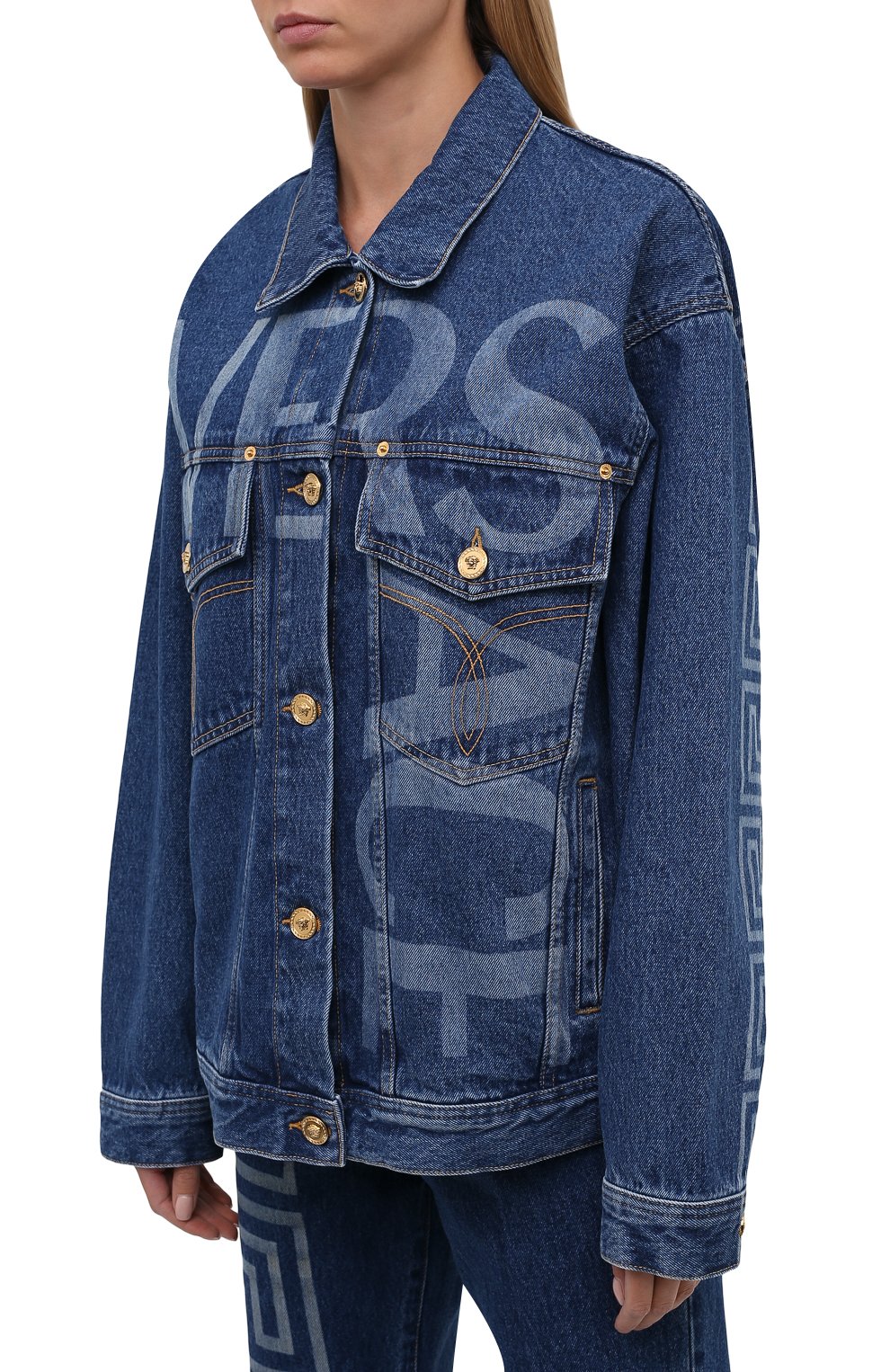 Джинсовая куртка VERSACE, арт. 1000757/1A00592, фото 3