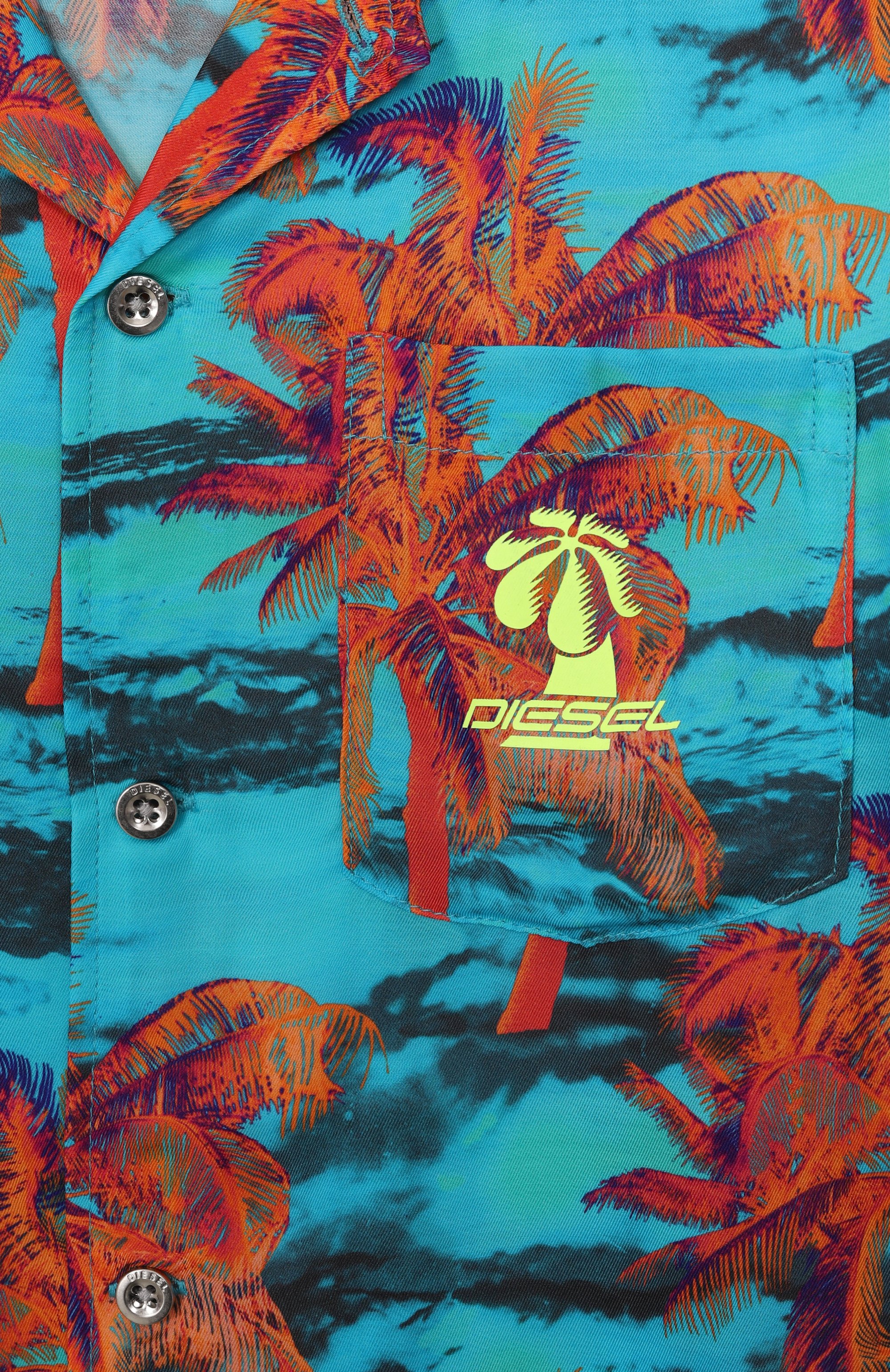 Рубашка из вискозы DIESEL, арт. J02288/KXBPQ, фото 3