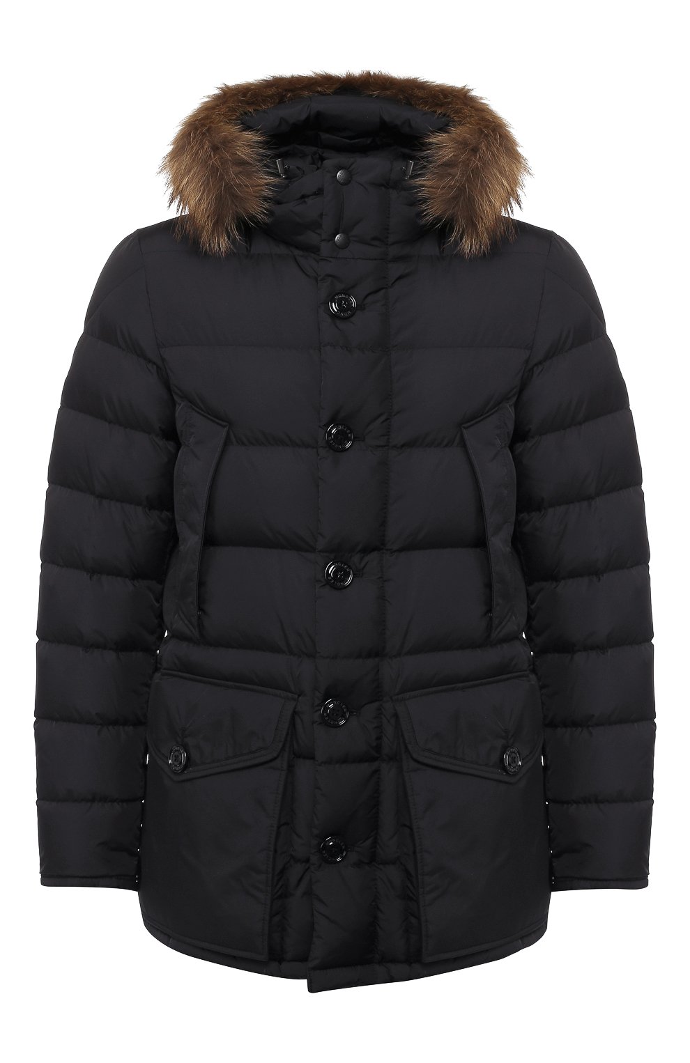 Черная мужская пуховик cluny MONCLER купить в ЦУМ, арт. D2-091