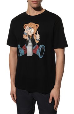 Хлопковая футболка BISIBIGLIO, арт. 0VER D0SIS BEAR/2212 RIF (C0TT0NE PESANTE), фо�то 3