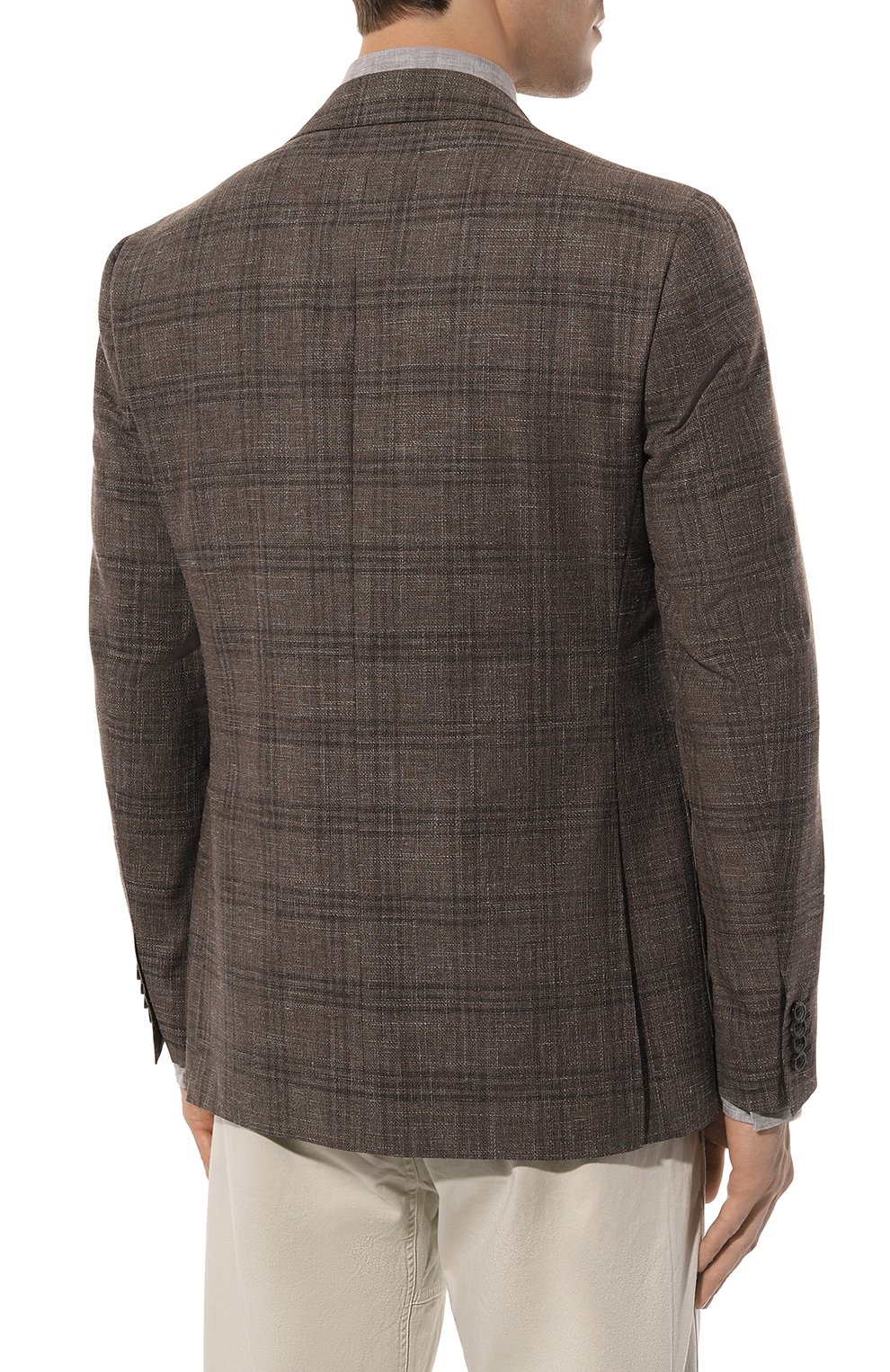Пиджак из шерсти и хлопка CANALI, арт. 13275/FC05154, фото 4