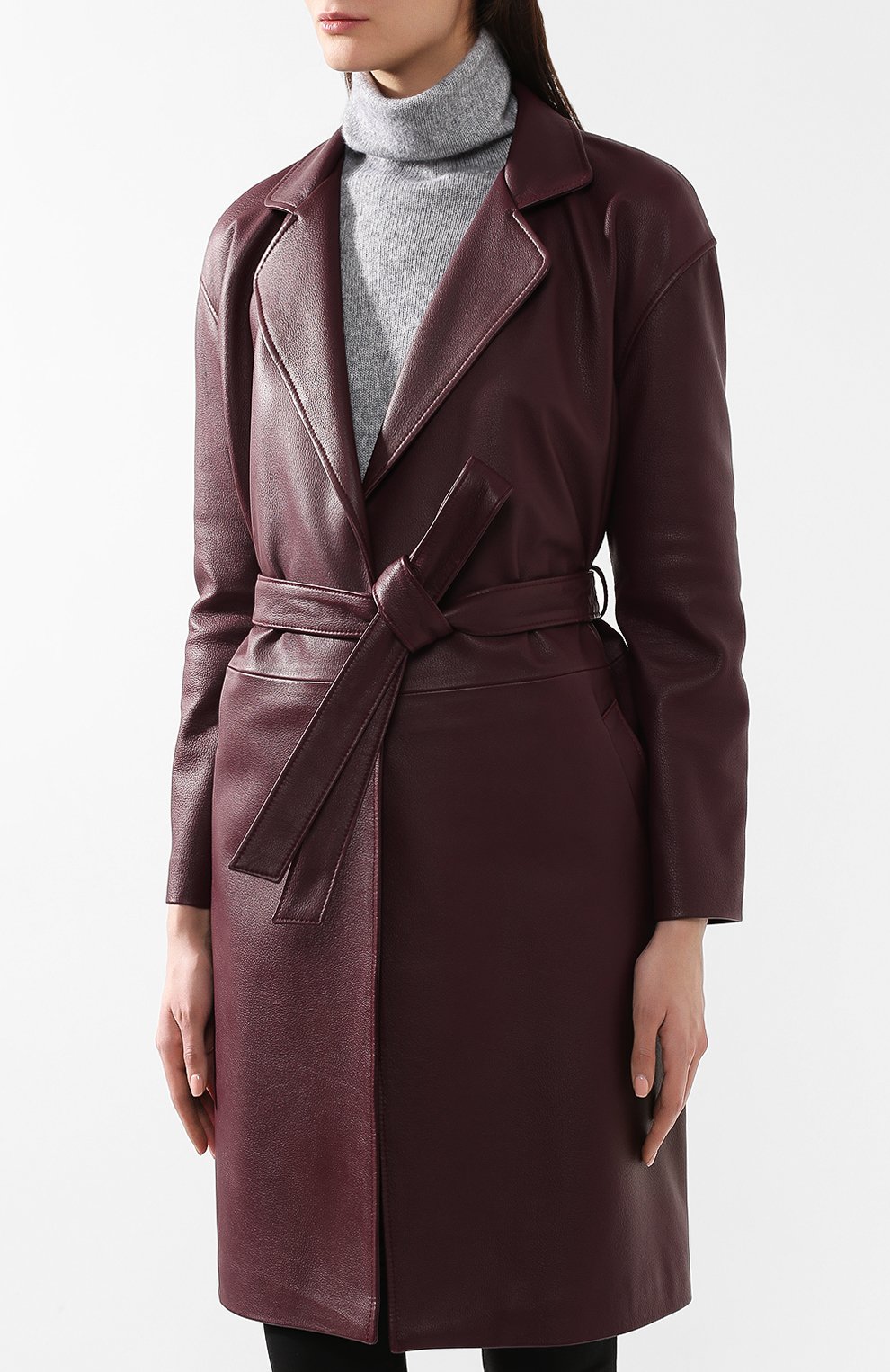 Кожаный плащ MASLOV, арт. SM-213, фото 3