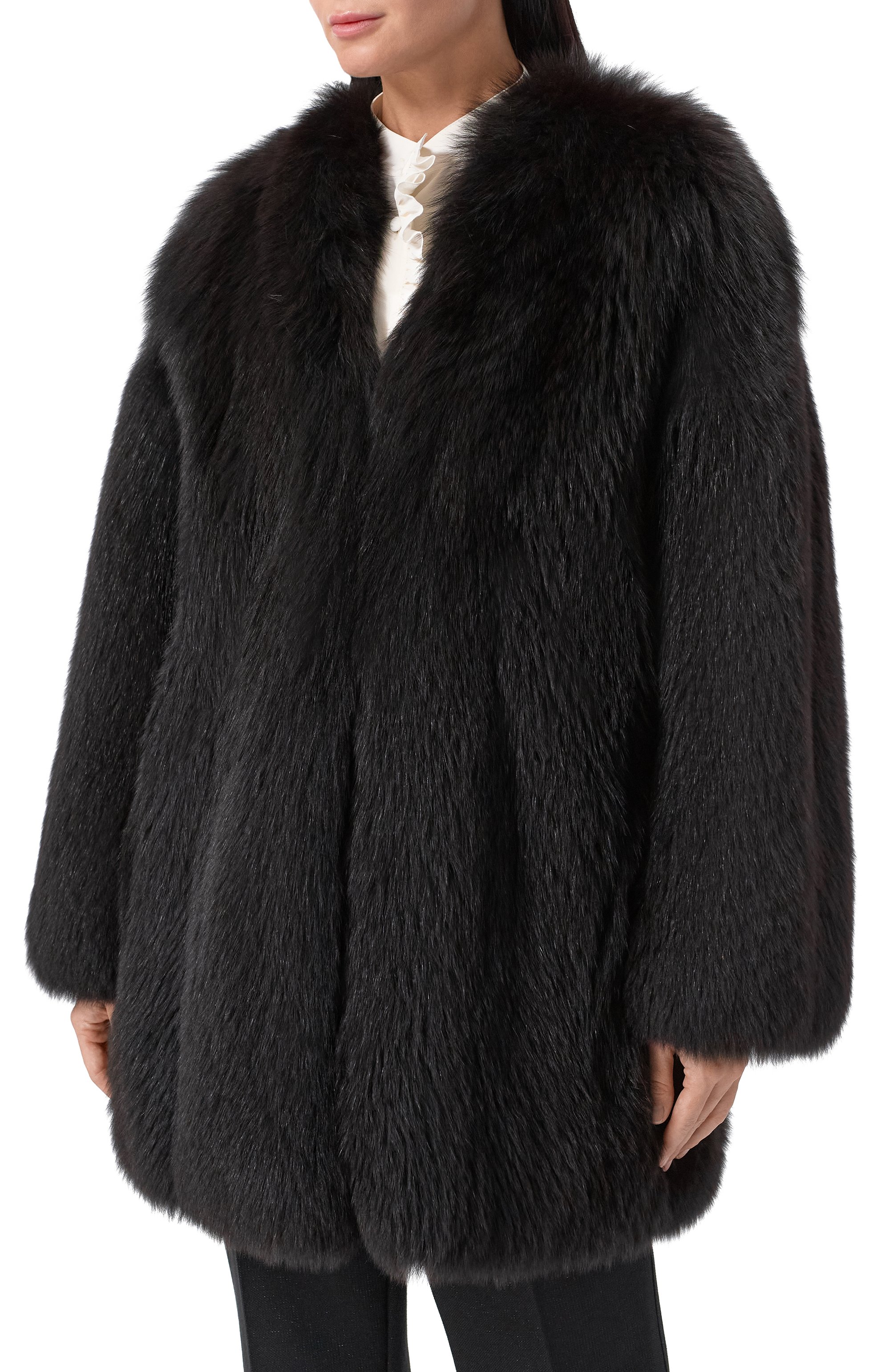 Шуба из лисы GIULIA GURMAN, арт. J3B42, фото 3