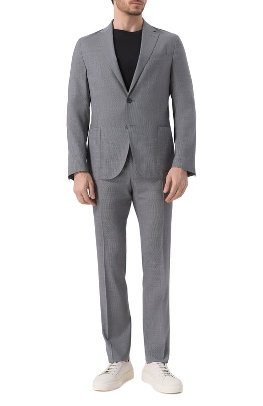 Шерстяной костюм Corneliani 25X007-2517446_SET Серый  25X007-2517446_SET Фото 2