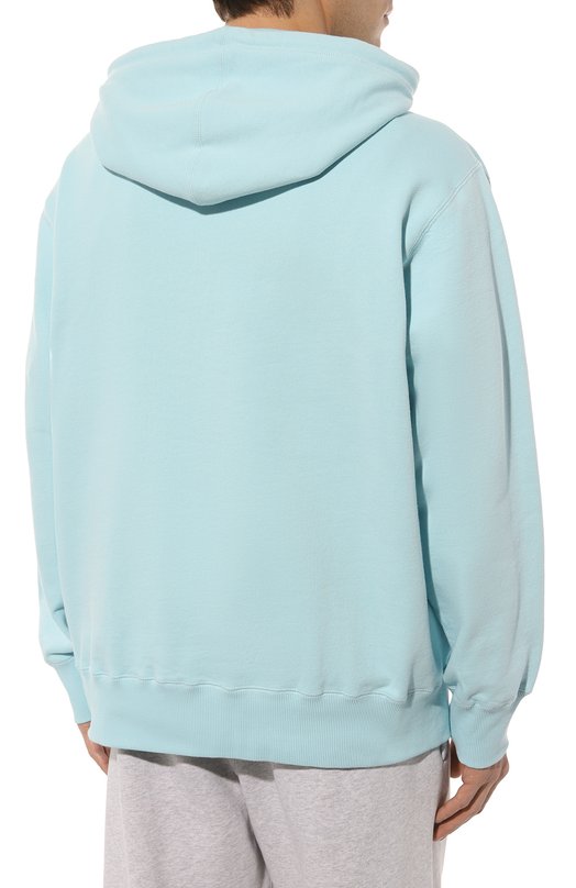 Хлопковое худи 3.Paradis Голубой, фото 4