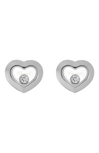 Серьги icons heart CHOPARD бесцветного цвета по цене 455000 руб., арт. 83A054-1001, фото 1 Серьги icons heart CHOPARD, арт. 83A054-1001, фото 1