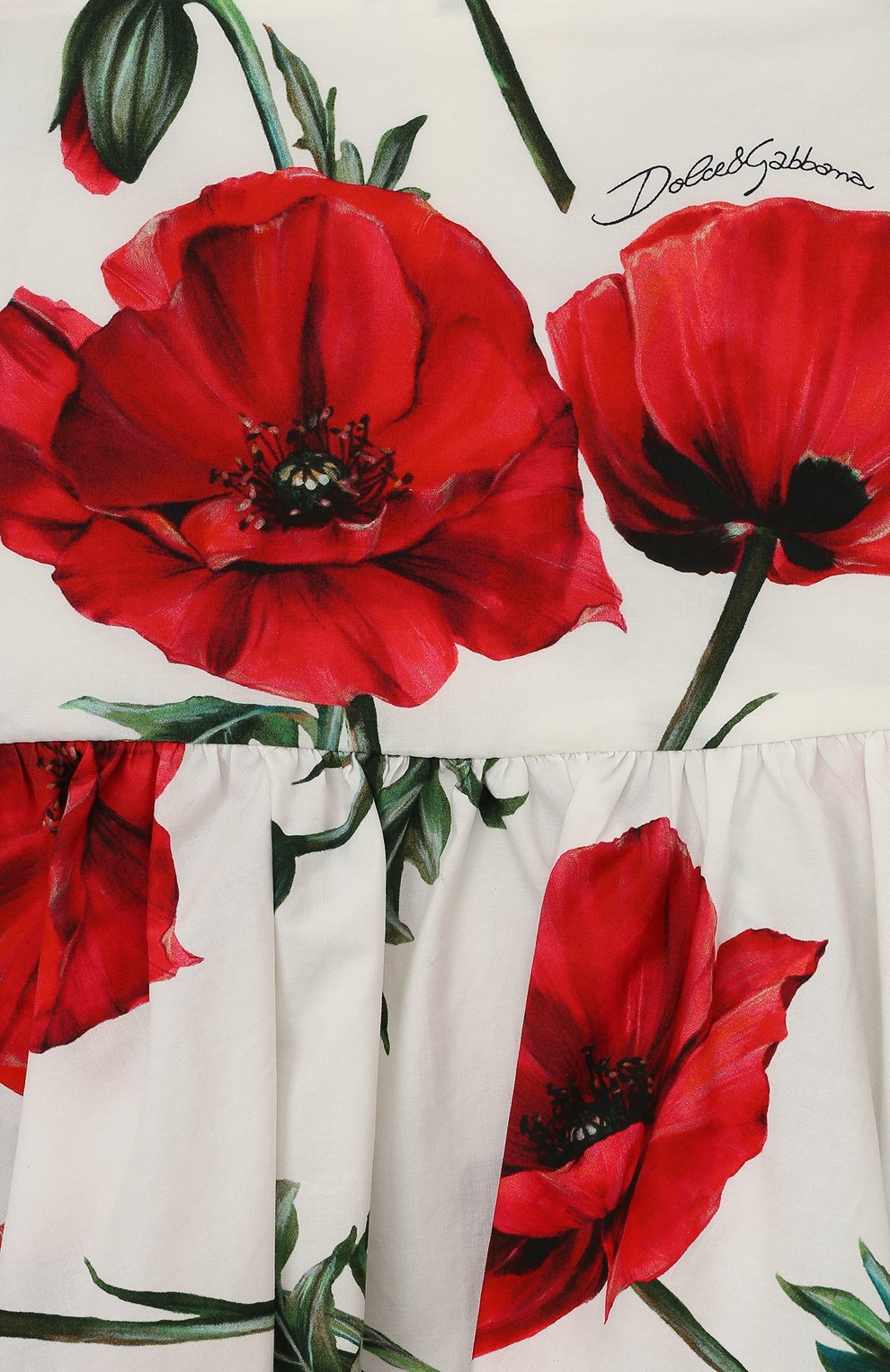 Хлопковый сарафан DOLCE & GABBANA, арт. L53DI6/HS501/2-6, фото 3