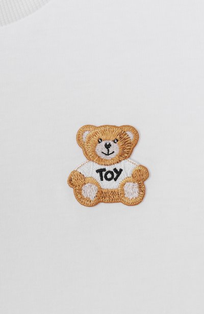 Хлопковая футболка MOSCHINO, арт. H5M04K/LAA02/10-14, фото 3