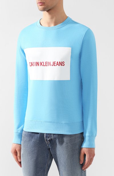 Хлопковый свитшот CALVIN KLEIN JEANS, арт. J30J307744, фото 3