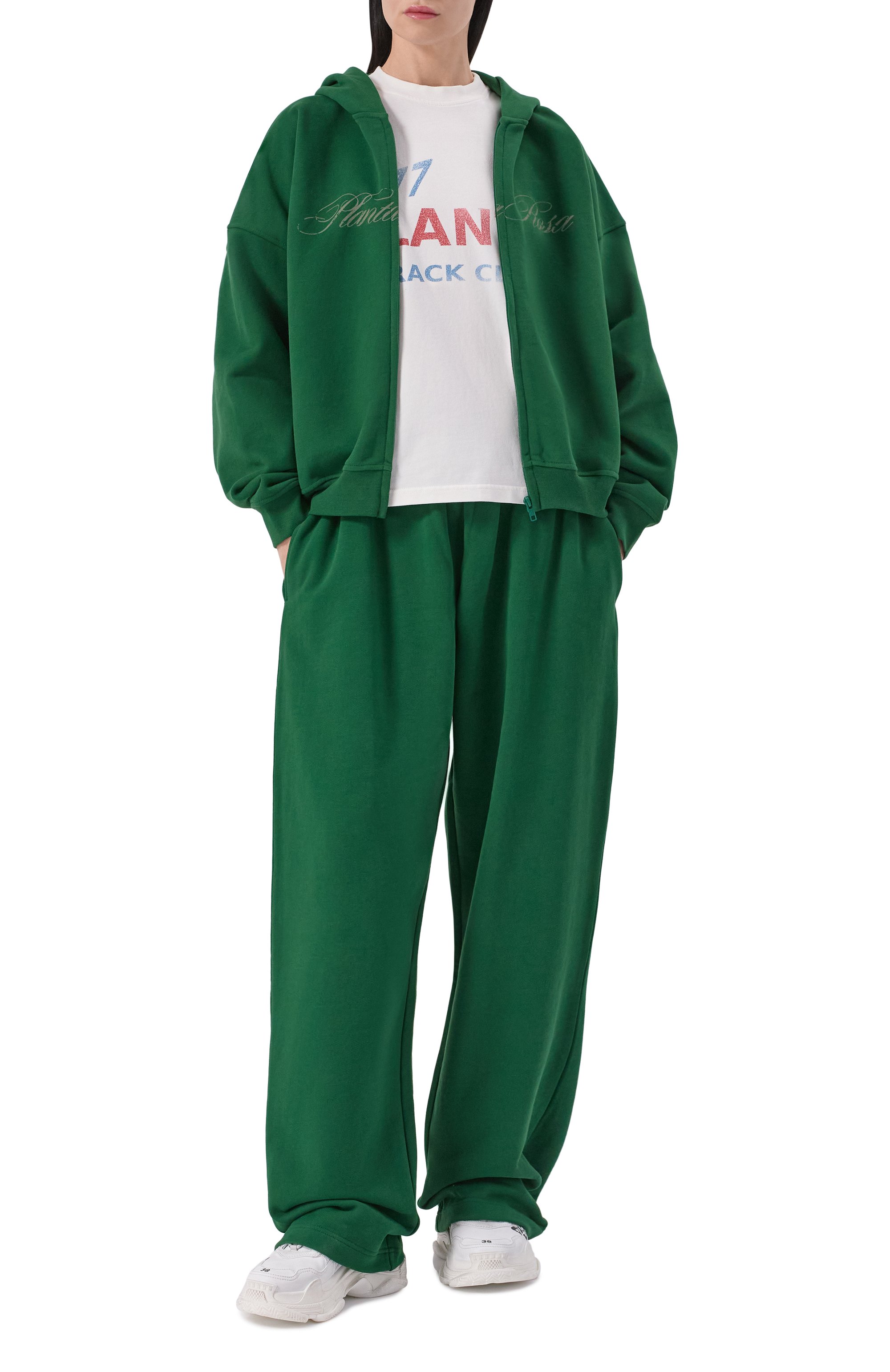 Хлопковая  футболка PLANTA ROSA, арт. PR/T02/TRACK-CLUB/220VELVET, фото 3