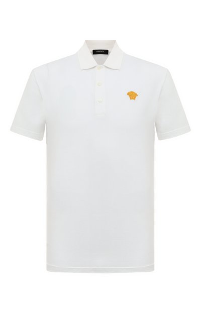 Мужское хлопковое поло VERSACE, арт. 1008492/1A06071