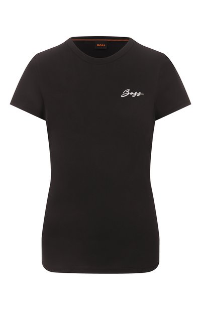 Женская хлопковая футболка BOSS ORANGE, арт. 50541343